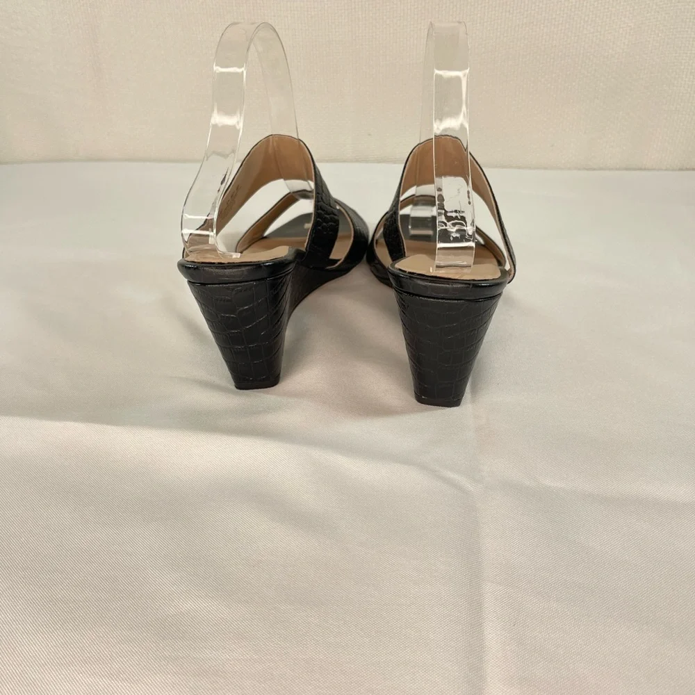 Naturalizer 27 Edit Womens Vennice Leather Sandals Black. Size 9 Like Ne…